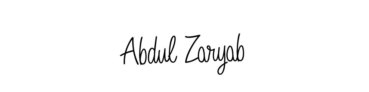 Similarly Angelique-Rose-font-FFP is the best handwritten signature design. Signature creator online .You can use it as an online autograph creator for name Abdul Zaryab. Abdul Zaryab signature style 5 images and pictures png