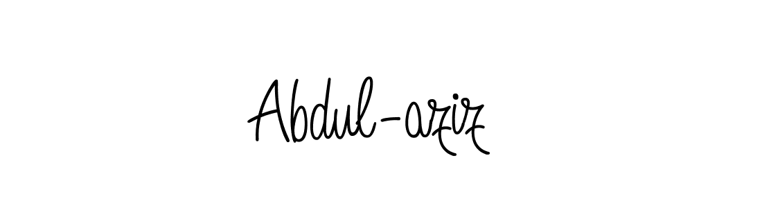 How to Draw Abdul-aziz  signature style? Angelique-Rose-font-FFP is a latest design signature styles for name Abdul-aziz . Abdul-aziz  signature style 5 images and pictures png