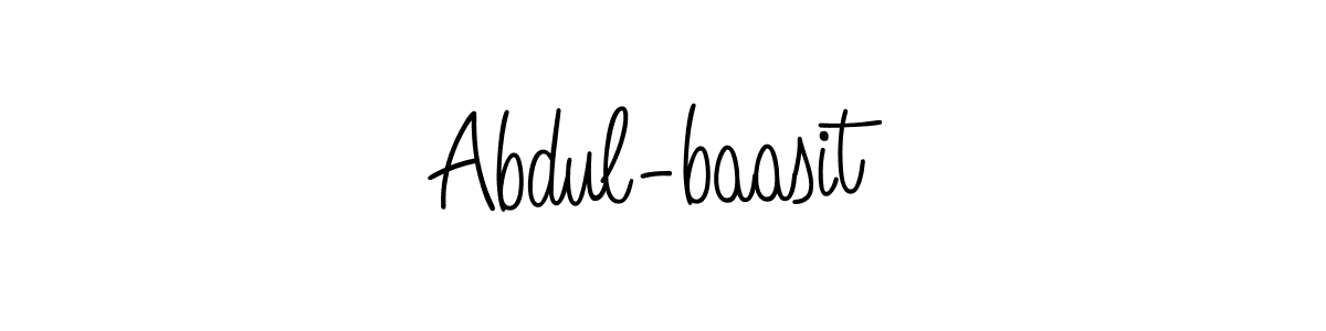 Create a beautiful signature design for name Abdul-baasit. With this signature (Angelique-Rose-font-FFP) fonts, you can make a handwritten signature for free. Abdul-baasit signature style 5 images and pictures png