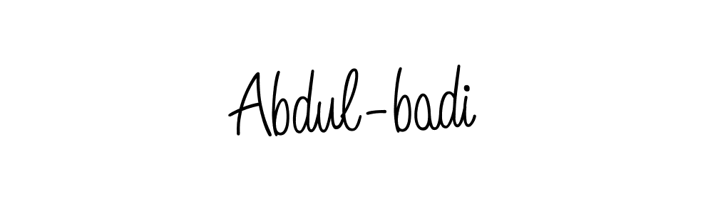 Best and Professional Signature Style for Abdul-badi. Angelique-Rose-font-FFP Best Signature Style Collection. Abdul-badi signature style 5 images and pictures png