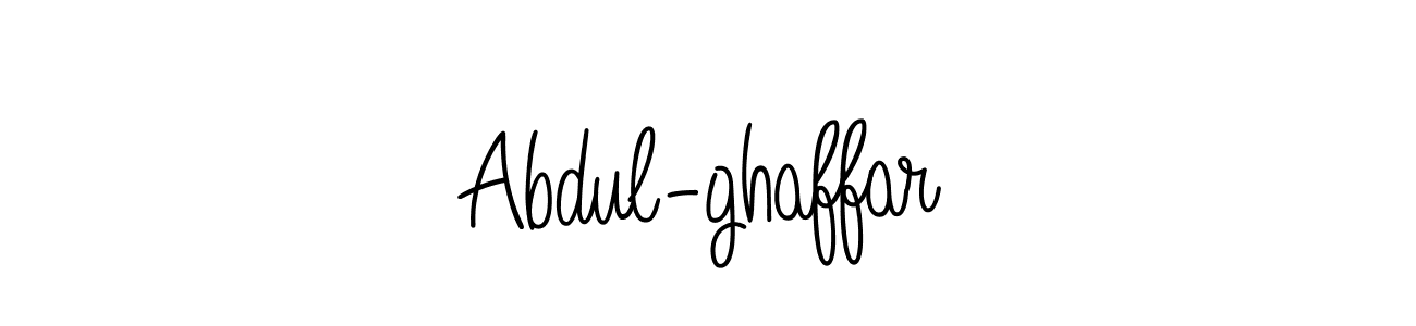 You should practise on your own different ways (Angelique-Rose-font-FFP) to write your name (Abdul-ghaffar) in signature. don't let someone else do it for you. Abdul-ghaffar signature style 5 images and pictures png