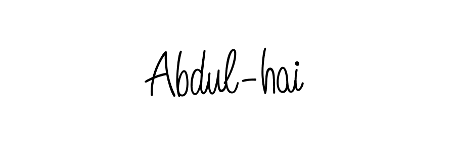 How to make Abdul-hai signature? Angelique-Rose-font-FFP is a professional autograph style. Create handwritten signature for Abdul-hai name. Abdul-hai signature style 5 images and pictures png