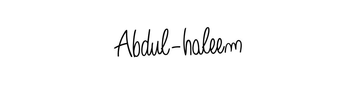 Abdul-haleem stylish signature style. Best Handwritten Sign (Angelique-Rose-font-FFP) for my name. Handwritten Signature Collection Ideas for my name Abdul-haleem. Abdul-haleem signature style 5 images and pictures png