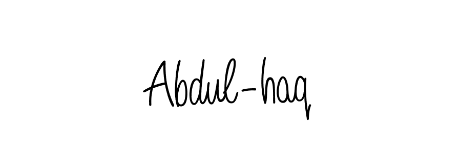 Abdul-haq stylish signature style. Best Handwritten Sign (Angelique-Rose-font-FFP) for my name. Handwritten Signature Collection Ideas for my name Abdul-haq. Abdul-haq signature style 5 images and pictures png