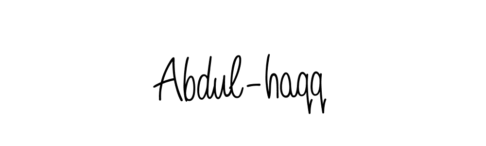 How to Draw Abdul-haqq signature style? Angelique-Rose-font-FFP is a latest design signature styles for name Abdul-haqq. Abdul-haqq signature style 5 images and pictures png