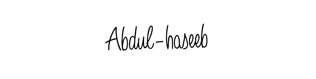 You can use this online signature creator to create a handwritten signature for the name Abdul-haseeb. This is the best online autograph maker. Abdul-haseeb signature style 5 images and pictures png