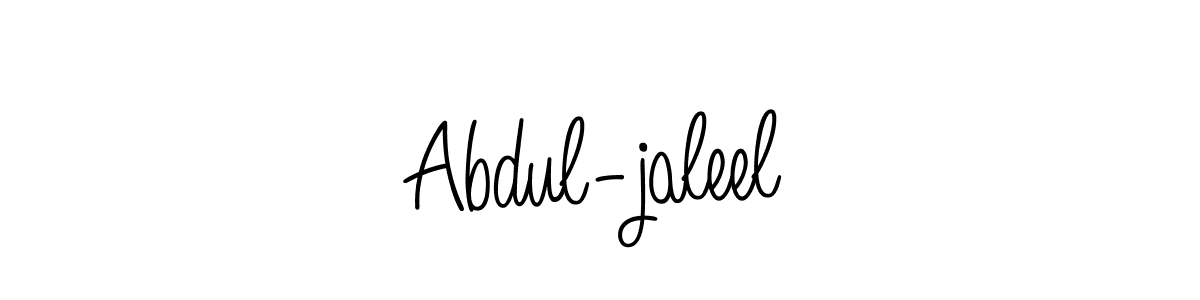 Once you've used our free online signature maker to create your best signature Angelique-Rose-font-FFP style, it's time to enjoy all of the benefits that Abdul-jaleel name signing documents. Abdul-jaleel signature style 5 images and pictures png