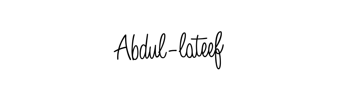 How to Draw Abdul-lateef signature style? Angelique-Rose-font-FFP is a latest design signature styles for name Abdul-lateef. Abdul-lateef signature style 5 images and pictures png