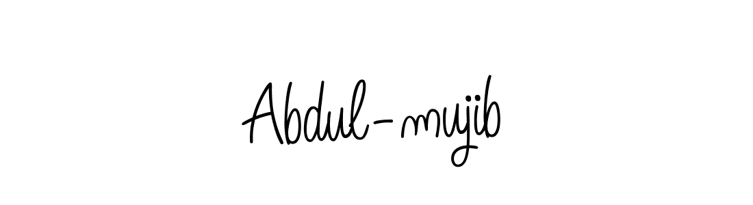 How to make Abdul-mujib signature? Angelique-Rose-font-FFP is a professional autograph style. Create handwritten signature for Abdul-mujib name. Abdul-mujib signature style 5 images and pictures png