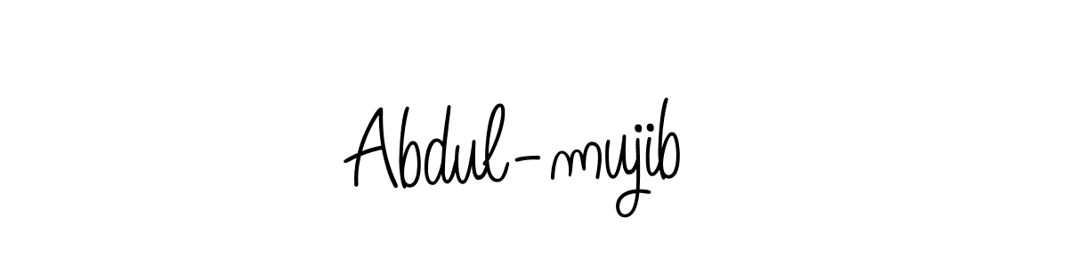 Once you've used our free online signature maker to create your best signature Angelique-Rose-font-FFP style, it's time to enjoy all of the benefits that Abdul-mujib  name signing documents. Abdul-mujib  signature style 5 images and pictures png