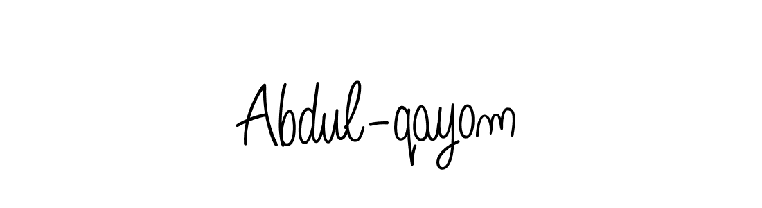 if you are searching for the best signature style for your name Abdul-qayom. so please give up your signature search. here we have designed multiple signature styles  using Angelique-Rose-font-FFP. Abdul-qayom signature style 5 images and pictures png