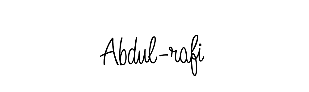 Make a beautiful signature design for name Abdul-rafi. Use this online signature maker to create a handwritten signature for free. Abdul-rafi signature style 5 images and pictures png