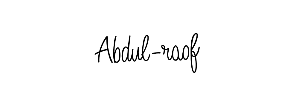 Angelique-Rose-font-FFP is a professional signature style that is perfect for those who want to add a touch of class to their signature. It is also a great choice for those who want to make their signature more unique. Get Abdul-raof name to fancy signature for free. Abdul-raof signature style 5 images and pictures png