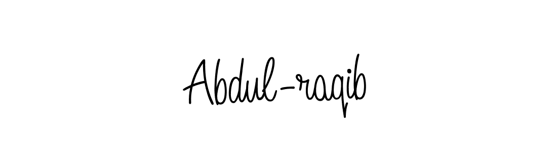 You should practise on your own different ways (Angelique-Rose-font-FFP) to write your name (Abdul-raqib) in signature. don't let someone else do it for you. Abdul-raqib signature style 5 images and pictures png