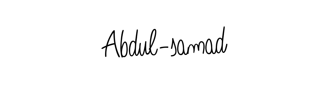 How to make Abdul-samad name signature. Use Angelique-Rose-font-FFP style for creating short signs online. This is the latest handwritten sign. Abdul-samad signature style 5 images and pictures png