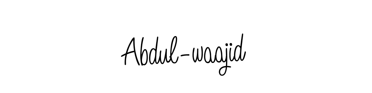 Angelique-Rose-font-FFP is a professional signature style that is perfect for those who want to add a touch of class to their signature. It is also a great choice for those who want to make their signature more unique. Get Abdul-waajid name to fancy signature for free. Abdul-waajid signature style 5 images and pictures png