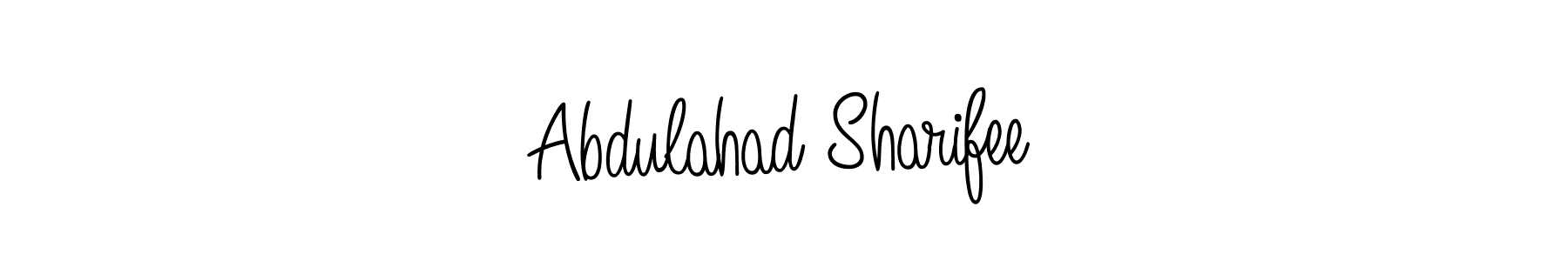 Make a beautiful signature design for name Abdulahad Sharifee. With this signature (Angelique-Rose-font-FFP) style, you can create a handwritten signature for free. Abdulahad Sharifee signature style 5 images and pictures png