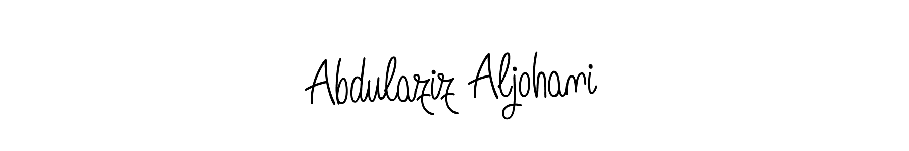 You can use this online signature creator to create a handwritten signature for the name Abdulaziz Aljohani. This is the best online autograph maker. Abdulaziz Aljohani signature style 5 images and pictures png
