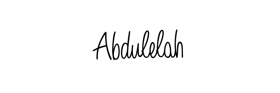 Make a beautiful signature design for name Abdulelah. Use this online signature maker to create a handwritten signature for free. Abdulelah signature style 5 images and pictures png