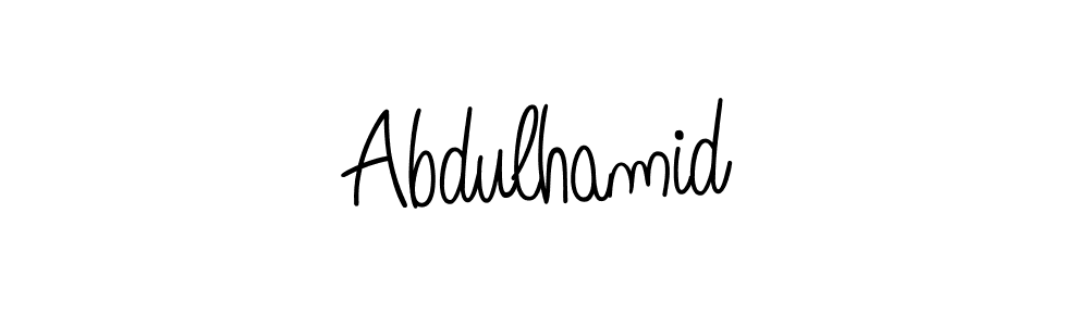 Create a beautiful signature design for name Abdulhamid. With this signature (Angelique-Rose-font-FFP) fonts, you can make a handwritten signature for free. Abdulhamid signature style 5 images and pictures png