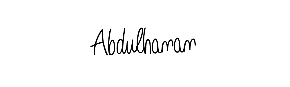 How to make Abdulhanan signature? Angelique-Rose-font-FFP is a professional autograph style. Create handwritten signature for Abdulhanan name. Abdulhanan signature style 5 images and pictures png