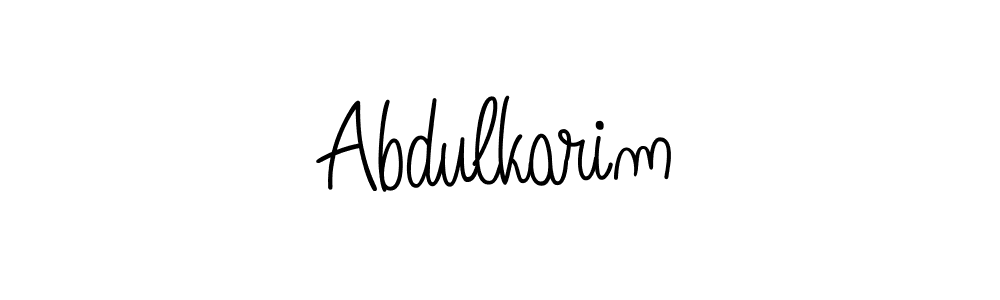 Abdulkarim stylish signature style. Best Handwritten Sign (Angelique-Rose-font-FFP) for my name. Handwritten Signature Collection Ideas for my name Abdulkarim. Abdulkarim signature style 5 images and pictures png