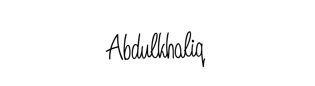 if you are searching for the best signature style for your name Abdulkhaliq. so please give up your signature search. here we have designed multiple signature styles  using Angelique-Rose-font-FFP. Abdulkhaliq signature style 5 images and pictures png