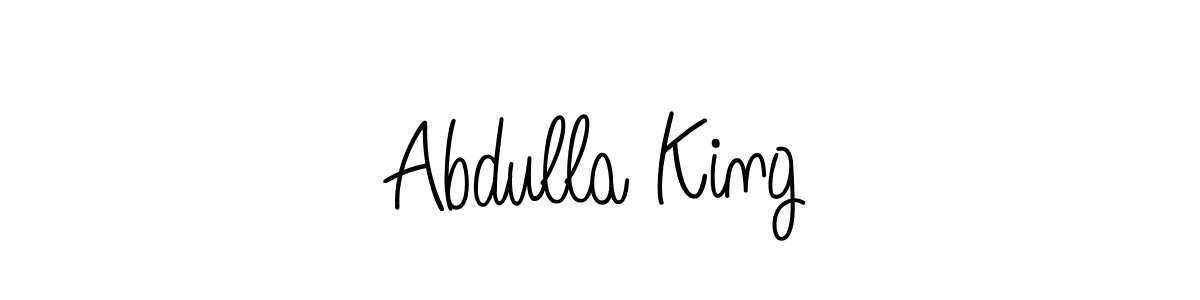 Check out images of Autograph of Abdulla King name. Actor Abdulla King Signature Style. Angelique-Rose-font-FFP is a professional sign style online. Abdulla King signature style 5 images and pictures png