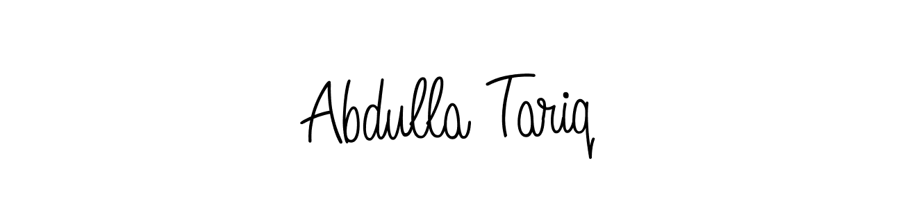 Create a beautiful signature design for name Abdulla Tariq. With this signature (Angelique-Rose-font-FFP) fonts, you can make a handwritten signature for free. Abdulla Tariq signature style 5 images and pictures png