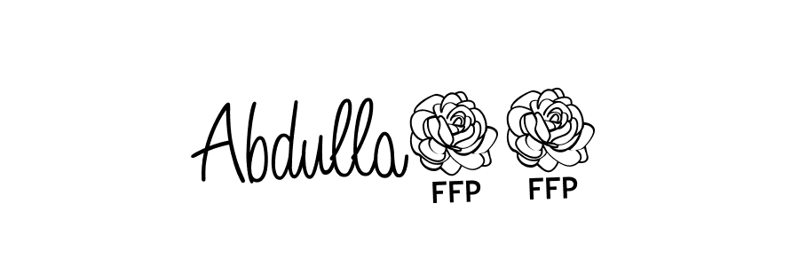 Also You can easily find your signature by using the search form. We will create Abdulla25 name handwritten signature images for you free of cost using Angelique-Rose-font-FFP sign style. Abdulla25 signature style 5 images and pictures png