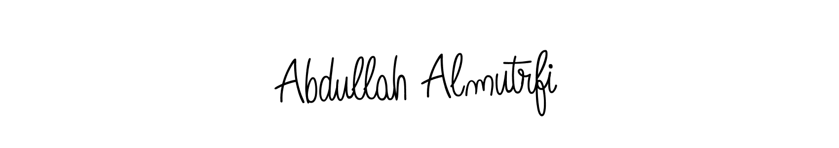 Make a beautiful signature design for name Abdullah Almutrfi. With this signature (Angelique-Rose-font-FFP) style, you can create a handwritten signature for free. Abdullah Almutrfi signature style 5 images and pictures png