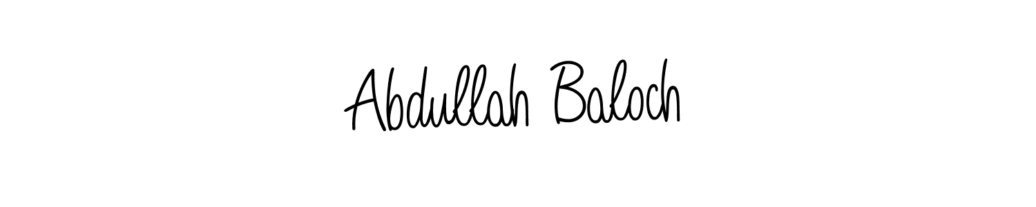 How to make Abdullah Baloch signature? Angelique-Rose-font-FFP is a professional autograph style. Create handwritten signature for Abdullah Baloch name. Abdullah Baloch signature style 5 images and pictures png