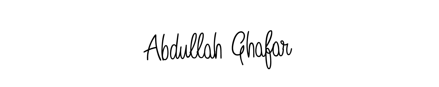 Make a beautiful signature design for name Abdullah Ghafar. Use this online signature maker to create a handwritten signature for free. Abdullah Ghafar signature style 5 images and pictures png