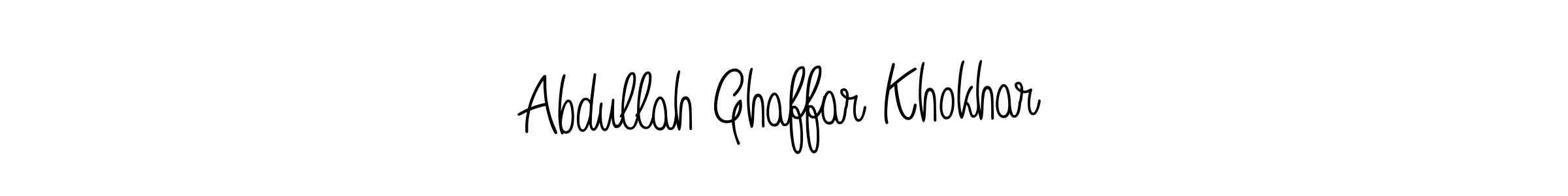 How to make Abdullah Ghaffar Khokhar signature? Angelique-Rose-font-FFP is a professional autograph style. Create handwritten signature for Abdullah Ghaffar Khokhar name. Abdullah Ghaffar Khokhar signature style 5 images and pictures png