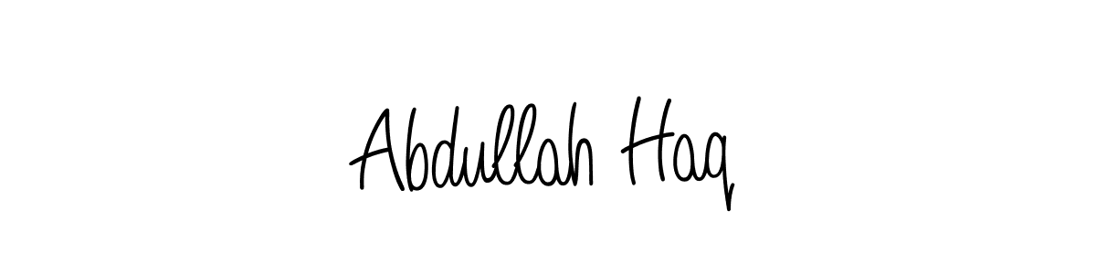 How to Draw Abdullah Haq signature style? Angelique-Rose-font-FFP is a latest design signature styles for name Abdullah Haq. Abdullah Haq signature style 5 images and pictures png