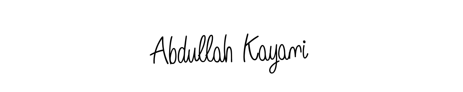 Here are the top 10 professional signature styles for the name Abdullah Kayani. These are the best autograph styles you can use for your name. Abdullah Kayani signature style 5 images and pictures png