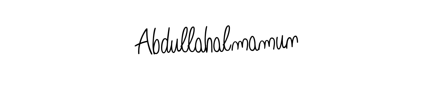Design your own signature with our free online signature maker. With this signature software, you can create a handwritten (Angelique-Rose-font-FFP) signature for name Abdullahalmamun. Abdullahalmamun signature style 5 images and pictures png