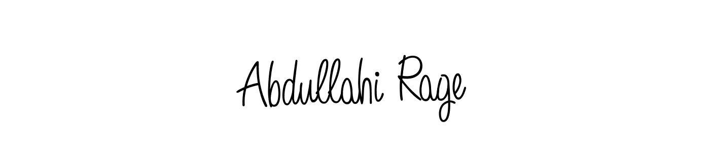 Best and Professional Signature Style for Abdullahi Rage. Angelique-Rose-font-FFP Best Signature Style Collection. Abdullahi Rage signature style 5 images and pictures png