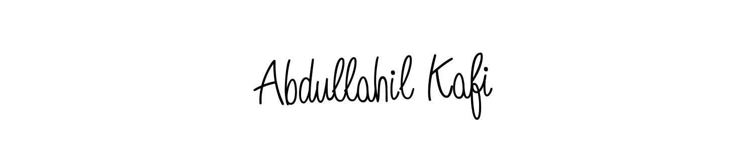 Make a beautiful signature design for name Abdullahil Kafi. With this signature (Angelique-Rose-font-FFP) style, you can create a handwritten signature for free. Abdullahil Kafi signature style 5 images and pictures png