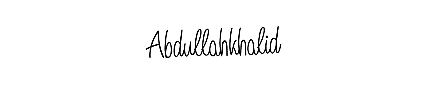 Abdullahkhalid stylish signature style. Best Handwritten Sign (Angelique-Rose-font-FFP) for my name. Handwritten Signature Collection Ideas for my name Abdullahkhalid. Abdullahkhalid signature style 5 images and pictures png