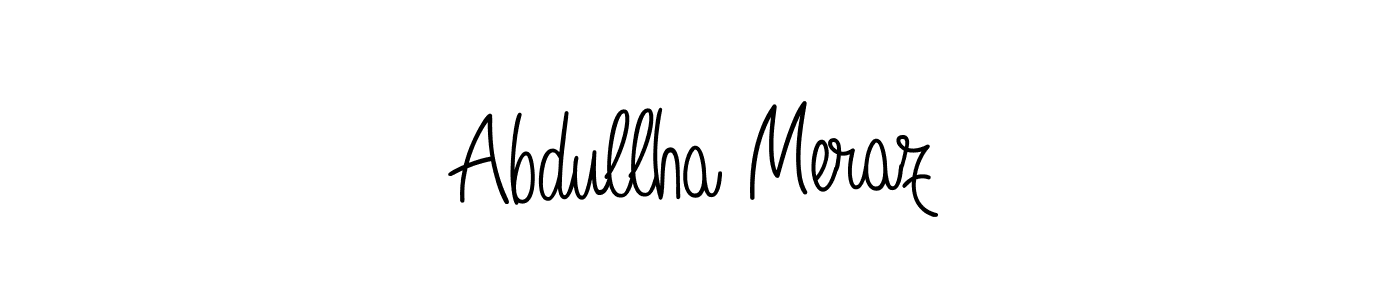 Abdullha Meraz stylish signature style. Best Handwritten Sign (Angelique-Rose-font-FFP) for my name. Handwritten Signature Collection Ideas for my name Abdullha Meraz. Abdullha Meraz signature style 5 images and pictures png