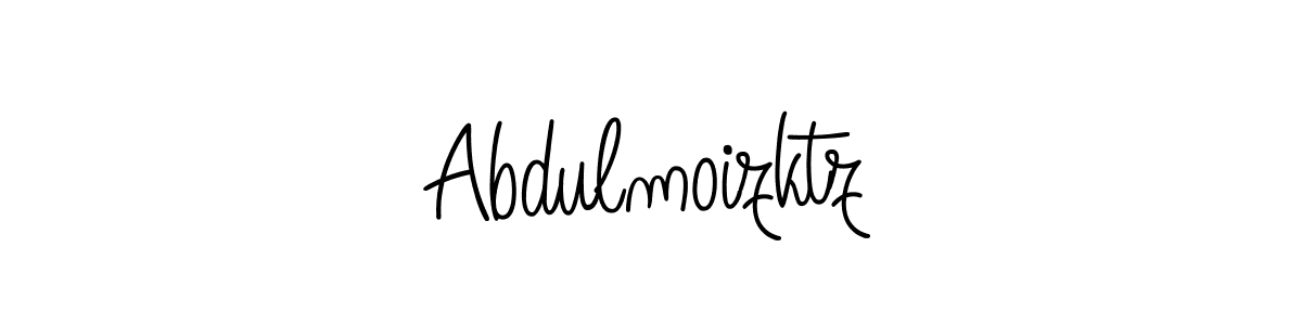 Make a beautiful signature design for name Abdulmoizktz. With this signature (Angelique-Rose-font-FFP) style, you can create a handwritten signature for free. Abdulmoizktz signature style 5 images and pictures png