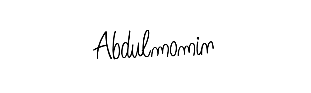Create a beautiful signature design for name Abdulmomin. With this signature (Angelique-Rose-font-FFP) fonts, you can make a handwritten signature for free. Abdulmomin signature style 5 images and pictures png