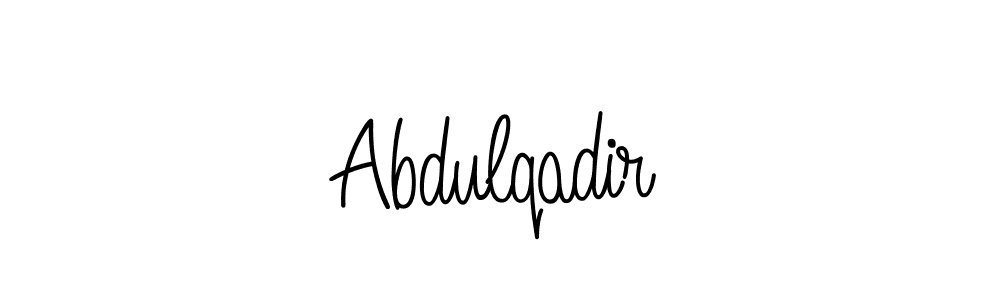 The best way (Angelique-Rose-font-FFP) to make a short signature is to pick only two or three words in your name. The name Abdulqadir include a total of six letters. For converting this name. Abdulqadir signature style 5 images and pictures png