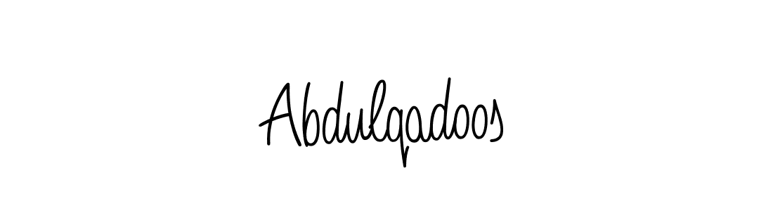 It looks lik you need a new signature style for name Abdulqadoos. Design unique handwritten (Angelique-Rose-font-FFP) signature with our free signature maker in just a few clicks. Abdulqadoos signature style 5 images and pictures png