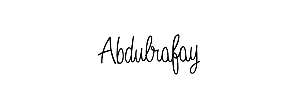 Design your own signature with our free online signature maker. With this signature software, you can create a handwritten (Angelique-Rose-font-FFP) signature for name Abdulrafay. Abdulrafay signature style 5 images and pictures png