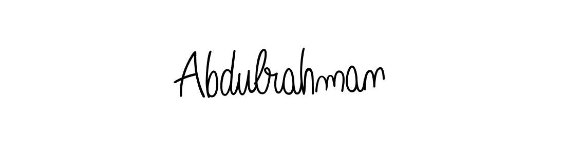 Abdulrahman stylish signature style. Best Handwritten Sign (Angelique-Rose-font-FFP) for my name. Handwritten Signature Collection Ideas for my name Abdulrahman. Abdulrahman signature style 5 images and pictures png