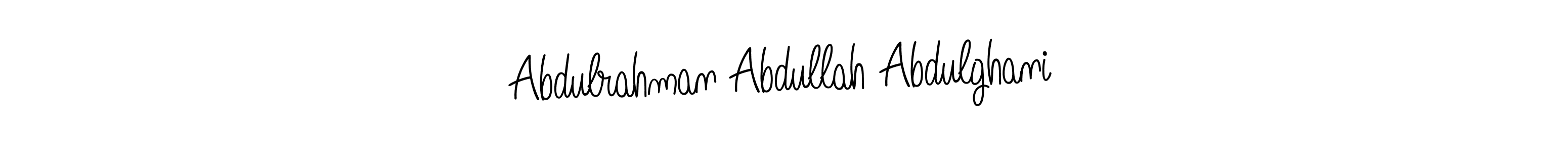 How to Draw Abdulrahman Abdullah Abdulghani signature style? Angelique-Rose-font-FFP is a latest design signature styles for name Abdulrahman Abdullah Abdulghani. Abdulrahman Abdullah Abdulghani signature style 5 images and pictures png