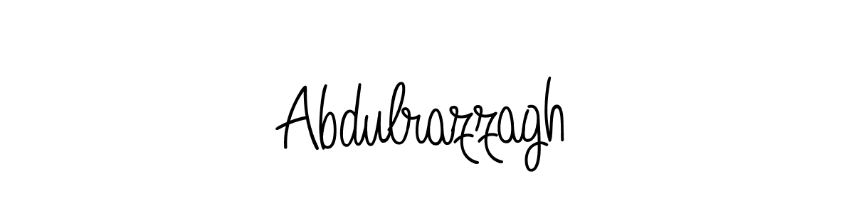 Make a beautiful signature design for name Abdulrazzagh. Use this online signature maker to create a handwritten signature for free. Abdulrazzagh signature style 5 images and pictures png