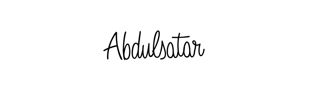 Create a beautiful signature design for name Abdulsatar. With this signature (Angelique-Rose-font-FFP) fonts, you can make a handwritten signature for free. Abdulsatar signature style 5 images and pictures png